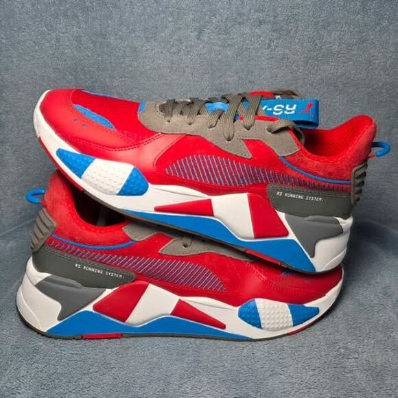 Puma RS-X Retro Sneakers Mens US 10.5 Red Blue Grey main image 6